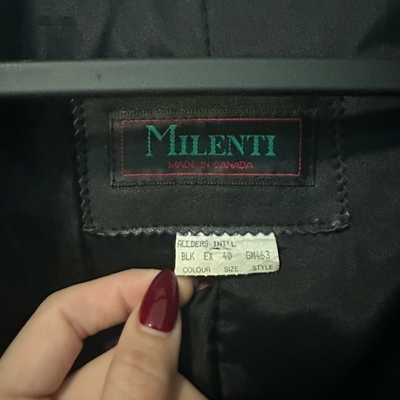 Vintage Milenti Leather Jacket - Picture 3 of 4